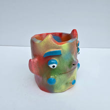 Load image into Gallery viewer, &#39;Technicolour&#39; Devil Pot (one off)
