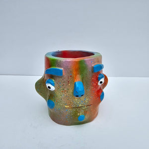'Technicolour' Classic Pot #1