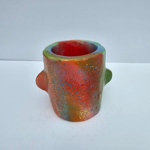 'Technicolour' Classic Pot #1