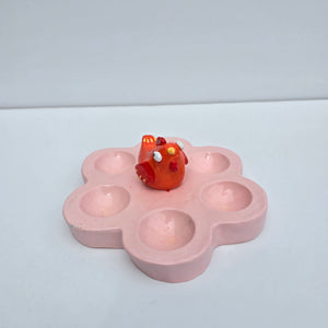 'Classic Pink' Egg Holder