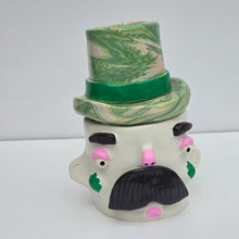 Load image into Gallery viewer, NEW Colourful Top Hat Man Pot &amp; Candle Holder #1
