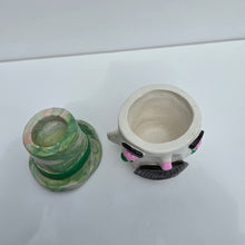 Load image into Gallery viewer, NEW Colourful Top Hat Man Pot &amp; Candle Holder #1
