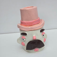 Load image into Gallery viewer, NEW Colourful Top Hat Man Pot &amp; Candle Holder #2
