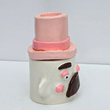 Load image into Gallery viewer, NEW Colourful Top Hat Man Pot &amp; Candle Holder #2
