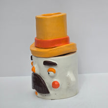 Load image into Gallery viewer, NEW Colourful Top Hat Man Pot &amp; Candle Holder #3
