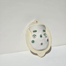 Load image into Gallery viewer, PonkyWots Wall Vase (Neutral Olive)
