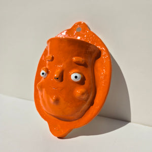 PonkyWots Wall Vase (Orange)