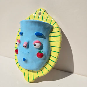PonkyWots Wall Vase (Tomato)