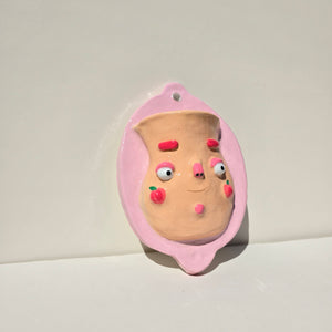 PonkyWots Wall Vase (Peach)