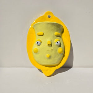 PonkyWots Wall Vase (Yellow)