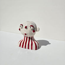 Load image into Gallery viewer, Candlestick Holder (one-off) (Stripes)
