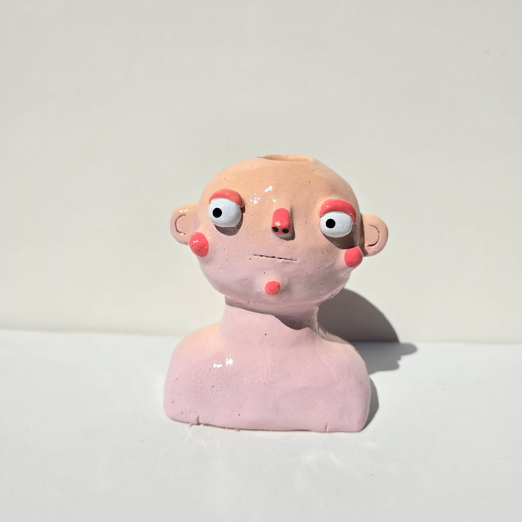 Candlestick Holder (one-off) (Pink Sunset)