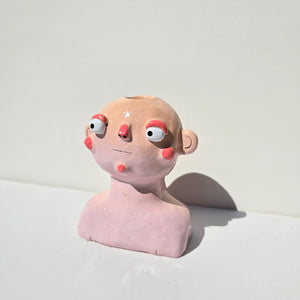 Candlestick Holder (one-off) (Pink Sunset)
