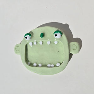'Green Face' Ponky Soap Dish