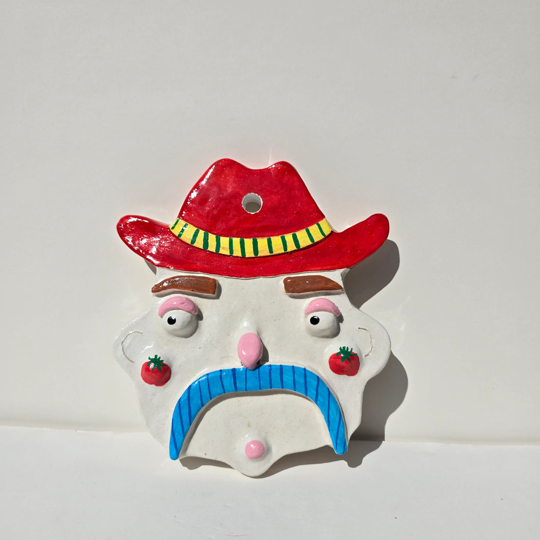 The Tomato Cowboy Wall Hanging (one off)