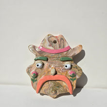 Load image into Gallery viewer, The Garden Marble Cowboy Wall Hanging (one off)
