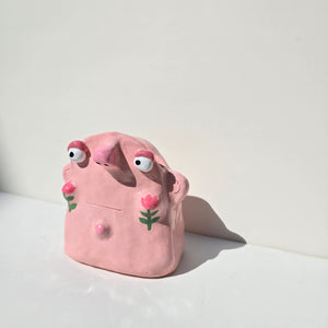 Pink Tulip Cheeks Glasses Holder