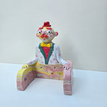 Load image into Gallery viewer, &#39;Multi Colour&#39; The PonkyWot Butler Toilet Roll Holder (one off)
