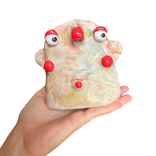 Load image into Gallery viewer, ‘No.55 Red Feature Marble One Off" Glasses Holder
