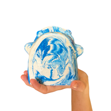 Load image into Gallery viewer, ‘No.29 Blue Skies Marbled One Off" Glasses Holder
