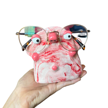 Load image into Gallery viewer, ‘No.6 Pink Marbled One Off" Glasses Holder
