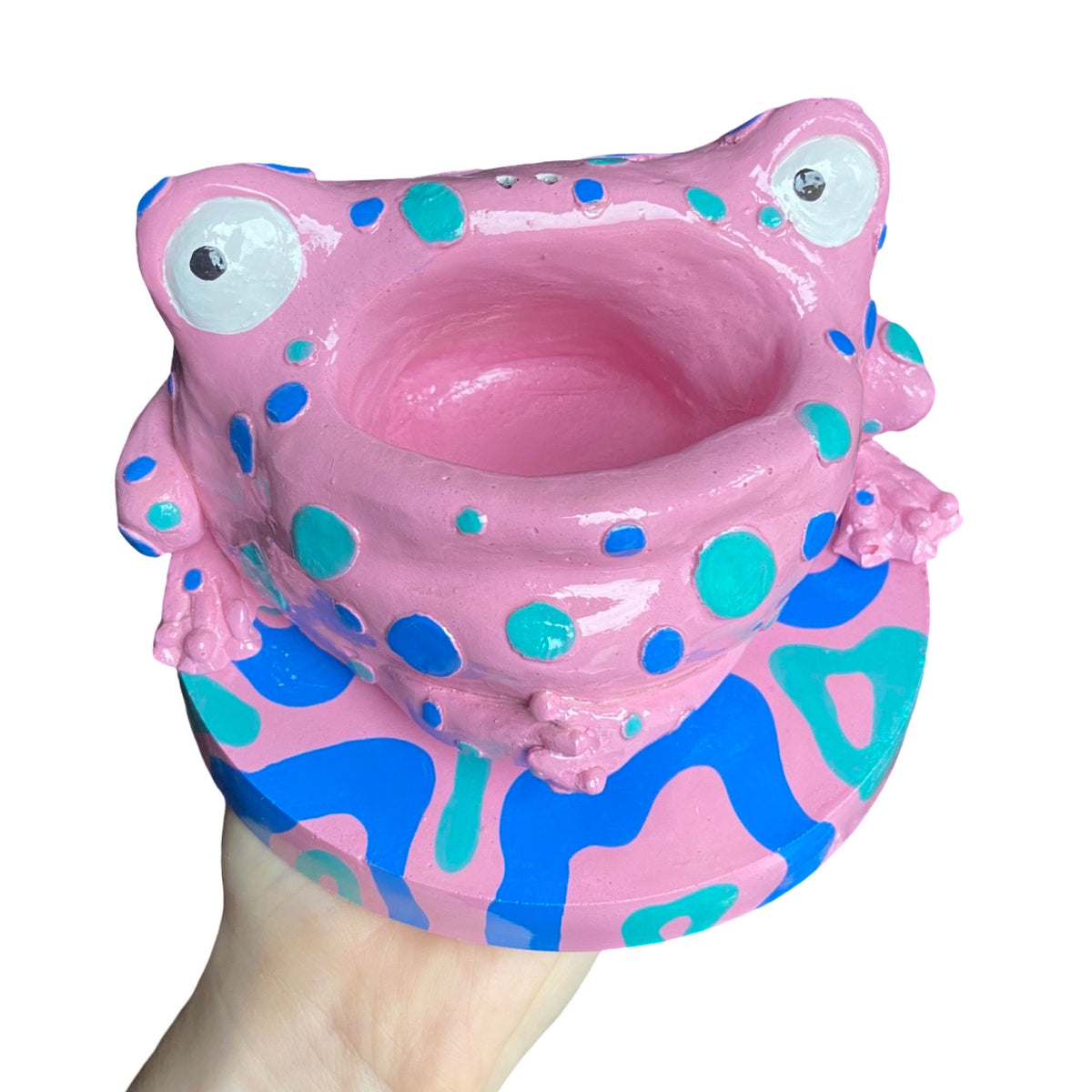 Groovy Frog Remote Control / Incense Holder (one off) – PonkyWots