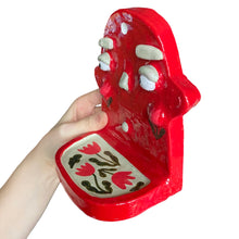 Load image into Gallery viewer, ‘Ruby roses&#39; Ponky Wall Shelf (one off)
