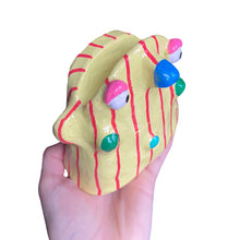 Load image into Gallery viewer, ‘Light yellow stripy&quot; Glasses Holder
