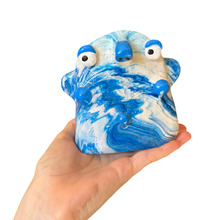 Load image into Gallery viewer, ‘No.26 Blue Skies Marbled One Off" Glasses Holder
