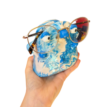 Load image into Gallery viewer, ‘No.29 Blue Skies Marbled One Off" Glasses Holder
