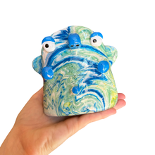 Load image into Gallery viewer, ‘No.32 Ocean Marbled One Off" Glasses Holder
