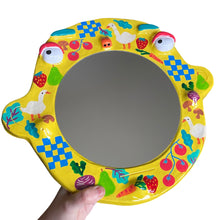 Load image into Gallery viewer, ‘Farmers market&#39; BIG Ponky Wall Mirror (one-off)
