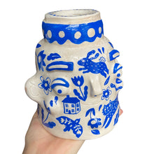 Load image into Gallery viewer, &quot;Delftware white + blue &quot; Lamp (one off)

