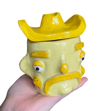 Load image into Gallery viewer, ‘When life gives you Lemons’ Cowboy Pot (one off)

