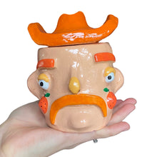 Load image into Gallery viewer, ‘Oranges’ Cowboy Pot (one off)
