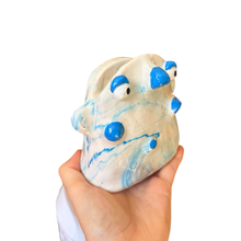 Load image into Gallery viewer, ‘No.23 Blue Skies Marbled One Off" Glasses Holder
