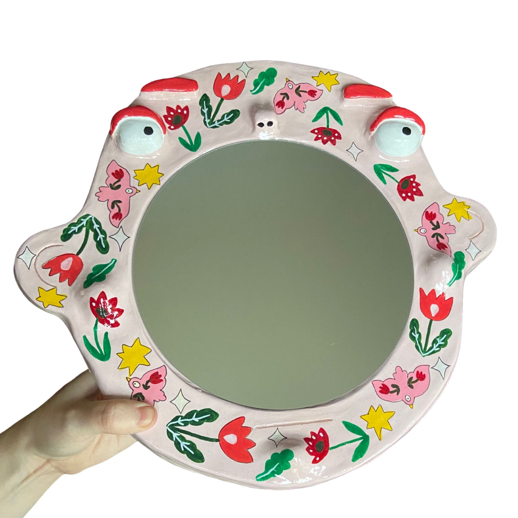 ‘Dreamy' BIG Ponky Wall Mirror (one-off)