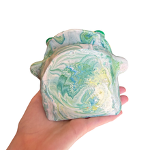 Load image into Gallery viewer, ‘No.35 Sea Glass Marbled One Off" Glasses Holder
