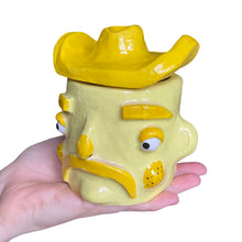 Load image into Gallery viewer, ‘When life gives you Lemons’ Cowboy Pot (one off)
