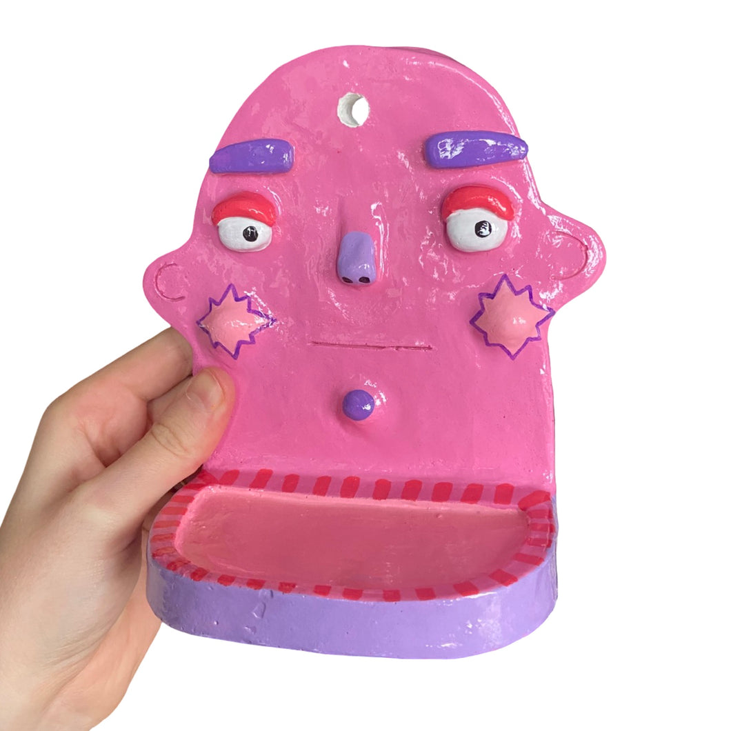 ‘All things Pink' Ponky Wall Shelf (one off)