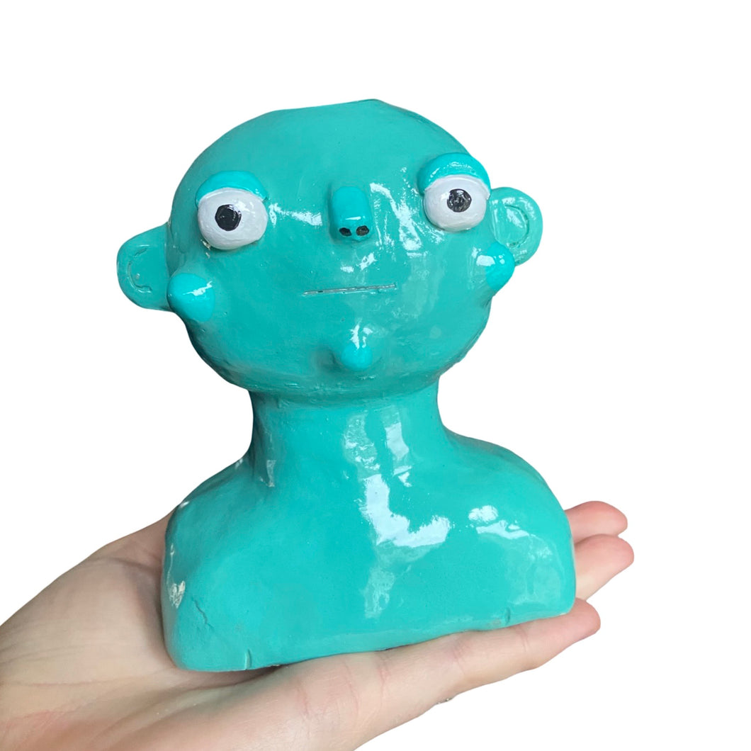 ‘Teal ' Candlestick Holder