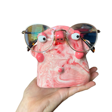 Load image into Gallery viewer, ‘No.10 Pink Marbled One Off" Glasses Holder
