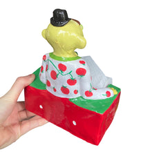 Load image into Gallery viewer, ‘Tomato Ted&#39; The PonkyWot Butler Toilet Roll Holder (one off)
