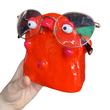 Load image into Gallery viewer, &quot;Red Orange&quot; Glasses Holder (only 1)
