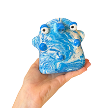 Load image into Gallery viewer, ‘No.24 Blue Skies Marbled One Off" Glasses Holder
