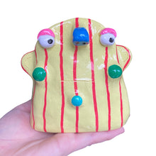 Load image into Gallery viewer, ‘Light yellow stripy&quot; Glasses Holder
