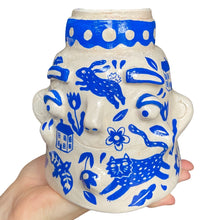 Load image into Gallery viewer, &quot;Delftware white + blue &quot; Lamp (one off)
