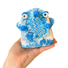 Load image into Gallery viewer, ‘No.28 Blue Skies Marbled One Off" Glasses Holder
