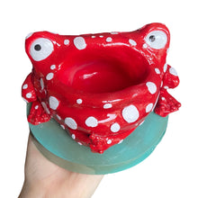 Load image into Gallery viewer, Mushroom Frog Remote Control / Incense Holder (one off)

