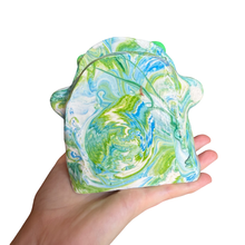 Load image into Gallery viewer, ‘No.39 Fresh Green Marbled One Off" Glasses Holder
